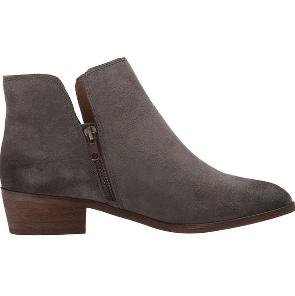 SPLENDID nubuck Hamptyn ankle bootie in smoke 7.5 - Picture 6 of 14